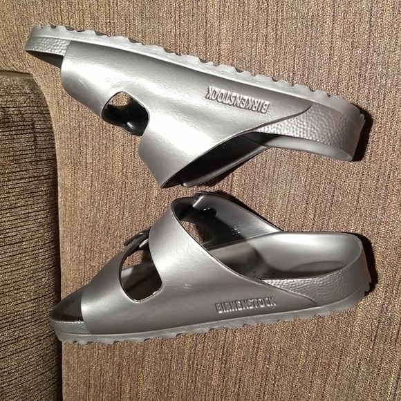 NWOT BIRKENSTOCK Arizona EVA Anthracite Regular Fit Color Light Gray Size 36 - Picture 4 of 11